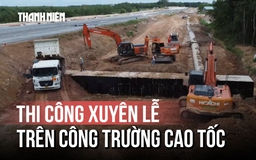 [FLYCAM] Công trường cao tốc TP.HCM - Thủ Dầu Một - Chơn Thành thi công xuyên lễ Quốc khánh