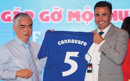 Danh thủ Cannavaro đến Việt Nam