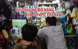 Tiểu thương chợ Bà Chiểu bỏ bán hàng xem Olympic Việt Nam
