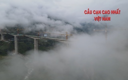 Ngắm cầu cạn cao nhất Việt Nam ở Sa Pa sắp hoàn thành