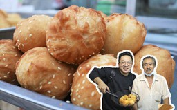 Lạ lùng món bánh bao chiên nhân cadé tại xe bánh ngọt hơn 30 năm tuổi