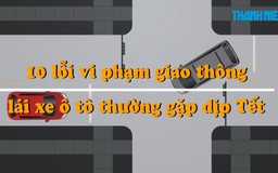 10 lỗi vi phạm giao thông lái xe thường gặp dịp Tết