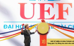UEF Kỷ niệm 15 năm thành lập: tặng gần 5 tỷ đồng cho sinh viên xuất sắc