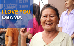 Bà bán hủ tiếu Sài Gòn muốn gặp ông Obama để nói "I love you"