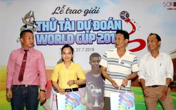 Hào hứng Lễ trao giải cuộc thi “Thử tài Dự đoán kết quả World Cup 2018”