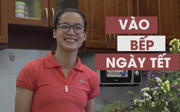 Vào bếp ngày tết cùng hoa khôi boxing Lê Thị Bằng