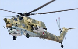 Trực thăng ‘Thợ săn đêm’ Nga tấn công quân IS ở Palmyra