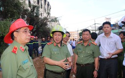 Thứ trưởng Bộ Công an kiểm tra vụ cháy Công ty Kwong Lung - Meko