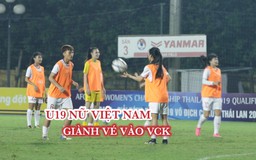 HLV Mai Đức Chung cảm ơn tuyển thủ U.19 nữ Việt Nam