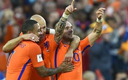 Wesley Sneijder lập kỷ lục khoác áo Hà Lan trong ngày sinh nhật