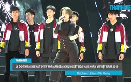 Lý do Thu Minh chọn hát 'Diva' mở màn chung kết Hoa hậu Hoàn vũ Việt Nam 2019