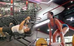 Đeo khẩu trang, phân ca trong ngày đầu tập gym lại sau 4 tháng