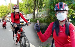 Giá xăng tăng suốt 3 tháng, nữ kế toán đạp xe 10km mỗi ngày đi làm