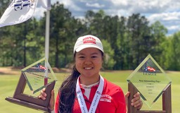 Tuyển thủ 19 tuổi Hanako đoạt hai danh hiệu “Golfer của năm” và “Tân binh của năm” tại Mỹ
