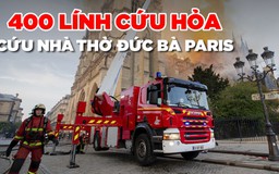 Lính cứu hỏa Pháp chữa cháy nhà thờ Đức Bà Paris như thế nào?