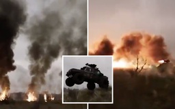 Xe chiến đấu địa hình Ukraine hủy diệt đoàn xe Nga - có thật không?