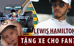 Lewis Hamilton tặng nguyên chiếc F1 cho cậu bé 5 tuổi