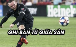 Rooney lại ghi siêu phẩm từ giữa sân