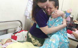 Nước mắt hạnh phúc của 3 'bà mẹ' sinh ra em bé trên máy bay