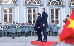 Lễ đón chính thức Thủ tướng Phạm Minh Chính tại Bỉ