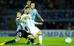 Messi mờ nhạt, Argentina bị Uruguay cầm chân