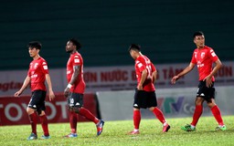 Vòng 22 V-League: Đội chót bảng Long An cầm chân Sài Gòn