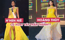 Đi thi Miss Universe, Hoàng Thùy có ý định tái hiện cú xoay váy của H'Hen Niê