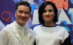 Đàm Vĩnh Hưng hào hứng bắt tay Demi Lovato