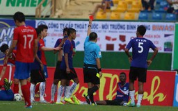 Chùm ảnh CLB Yadanarbon FC (Myanmar) bỏ trận tại BTV Cup 2015