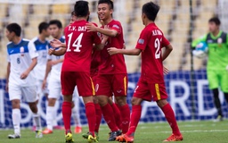 Thắng ngược Kyrgyzstan, U.16 Việt Nam giành suất vòng tứ kết châu Á