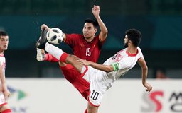 Tiền vệ đánh chặn của Olympic Việt Nam Đức Huy: ‘UAE chơi trung lộ rất hay'