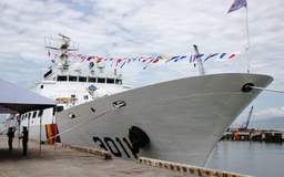 Tàu huấn luyện của Lực lượng bảo vệ bờ biển Hàn Quốc cập cảng Tiên Sa