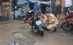 Va chạm với xe buýt, cô gái 20 tuổi ngồi sau Airblade tử vong