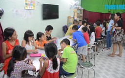 Lớp học tình thương của những trẻ em xóm nghèo Q.8