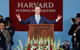 Nhà sáng lập Facebook nhận bằng danh dự Harvard ​