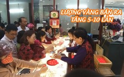 Ngày vía Thần Tài: Lượng vàng bán ra ở Hà Tĩnh tăng 5-10 lần