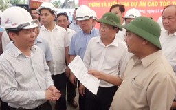 Thủ tướng nói gì khi đến công trường dự án cao tốc Trung Lương - Mỹ Thuận?