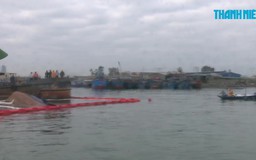 Chìm tàu chở dầu tại âu thuyền Thọ Quang khi đang bơm thử nghiệm