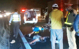 Đi bộ trên cao tốc TP.HCM - Trung Lương, nam thanh niên bị xe khách tông tử vong