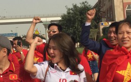 CĐV có mặt ở sân 'tiếp lửa' cho tuyển Việt Nam đấu Nhật Bản tại Asian Cup