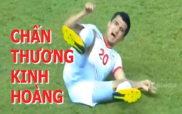 Cận cảnh chấn thương kinh hoàng của cầu thủ U.19 Tajikistan