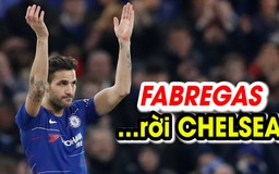 Fabregas rời Chelsea trong nước mắt