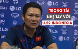 HLV Nguyễn Quốc Tuấn chỉ trích trọng tài sau khi thua U.22 Indonesia