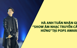 Hà Anh Tuấn nhận giải “Show âm nhạc truyền cảm hứng” cùng See Sing Share