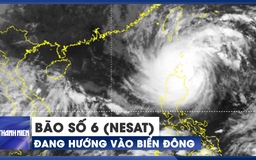 Bão Nesat đang hướng vào Biển Đông, sắp thành bão số 6