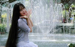 Cô gái Sài Gòn kiếm tiền triệu nhờ video khoe tóc dài 2 m