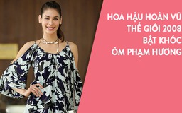Hoa hậu Dayana Mendoza bật khóc sau khi tập nói tiếng Việt