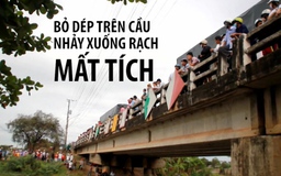 Bỏ dép lại trên cầu, nam thanh niên nhảy xuống rạch Tây Ninh mất tích