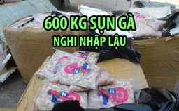 Hơn nửa tấn sụn gà nghi nhập lậu trong xe tải ở Đà Nẵng