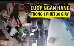 Công bố video vụ cướp ngân hàng chấn động Trà Vinh
